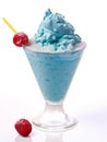 Blue raspberry milkshake