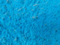 Blue raw / natural / gravel textured walls