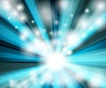 Blue ray background - disco Royalty Free Stock Photo