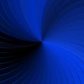 Blue rays fractal swirl sunburst wheel. Abstract background textures pattern vector illustration graphic design modern style Royalty Free Stock Photo