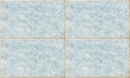 Blue rectangle ceramic tile seamless, can be used indoors and outdoors Royalty Free Stock Photo
