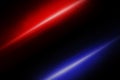 Blue and Red Abstract on Black Backtground Royalty Free Stock Photo