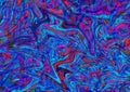 Blue and red   abstractmarble effect background Royalty Free Stock Photo