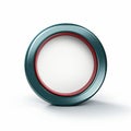 a blue and red button on a white background Royalty Free Stock Photo