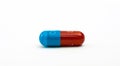 Blue-red capsule Royalty Free Stock Photo