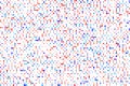 Blue and red Concept Texture Pixels. Pixel Abstract Mosaic Design Background. Vector illustration.