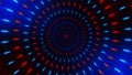 Blue Red Data Loader Loopable Motion Graphic BackgroundColorful Spinning Circles Loopable Motion Background