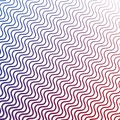 Vector Blue and Red Diagonal Wavy Lines Texture in White Background Royalty Free Stock Photo