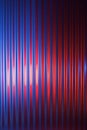 Blue,and red metal wall