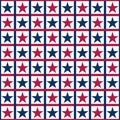 blue red Stars stripes 4th of July seamless pattern independence day backgrounds USA American Royalty Free Stock Photo