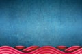 Blue and Red Unique Waves Abstract Background Desi Royalty Free Stock Photo
