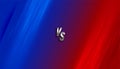 blue and red versus team conflict banner design Royalty Free Stock Photo