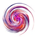 Blue red violet swirl vector