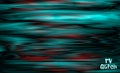 Blue red wave murble texture or tv noise vector mesh background in glitch Royalty Free Stock Photo