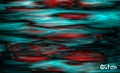 Blue red wave murble texture or tv noise vector mesh background in glitch Royalty Free Stock Photo