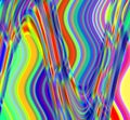 Colorful fluid lights, geometries, surreal abstract background, graphics Royalty Free Stock Photo