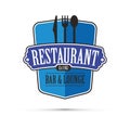 Blue restaurant design