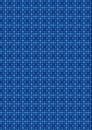 Blue retro square mosaic pattern