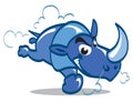 Blue Rhino Royalty Free Stock Photo