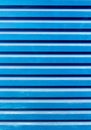 Blue ribbed metal texture Royalty Free Stock Photo