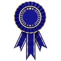 Blue Ribbon Award Royalty Free Stock Photo
