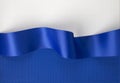 Blue ribbon banner Royalty Free Stock Photo