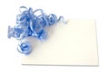 Blue ribbon evelope