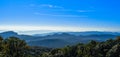 Blue Ridge inthanon Park Appalachian Mountains Layers