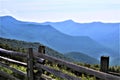 Blue Ridge Mountains beyond the fence