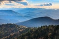 Blue Ridge Mountains Cowee Overlook Royalty Free Stock Photo