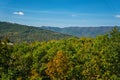 The Blue Ridge Mountains from Dan Ingalls Overlook