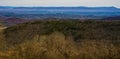 The Blue Ridge Mountains from Dan Ingalls Overlook Royalty Free Stock Photo