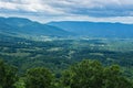 The Blue Ridge Mountains and Goose Creek Valley, Virginia, USA Royalty Free Stock Photo