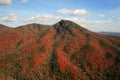 Hawksbill Crag, Linville Gorge in Fall, Blue Ridge Mountains, North Carolina Royalty Free Stock Photo