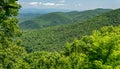 Blue Ridge Mountains of Virginia, USA Royalty Free Stock Photo