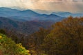 Blue Ridge Mountains of Virginia, USA Royalty Free Stock Photo