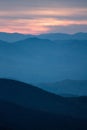 Blue ridge parkway Royalty Free Stock Photo