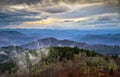 Blue Ridge Parkway Appalachians Smoky Mountains NC Royalty Free Stock Photo