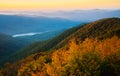 Blue Ridge Parkway Autumn Overlook Royalty Free Stock Photo