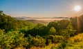 Blue ridge parkway early morning Royalty Free Stock Photo