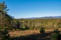 Blue Ridge Parkway, Milepost 260.3, Jumpin\' Off Rocks Overlook, Glendale Springs, North Carolina Royalty Free Stock Photo