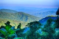 Blue Ridge Parkway National Park Sunset Scenic Mountains summer Royalty Free Stock Photo