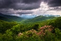 Blue Ridge Parkway North Carolina Appalachian Mountains Spring Scenic Landscape Photography Royalty Free Stock Photo