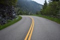 Blue Ridge Parkway in the Smokies Royalty Free Stock Photo