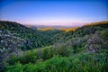 Blue Ridge Parkway summer Appalachian Mountains Sunset Royalty Free Stock Photo