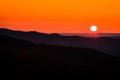 Blue Ridge Parkway Sunrise 6 Royalty Free Stock Photo