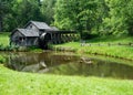 Springtime View of Mabry Mill Royalty Free Stock Photo