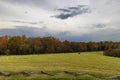 Blue Ridge Parkway in Virginia Autumn Landscape view Royalty Free Stock Photo