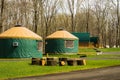Yurts and Pod Cabins at Explore Park, Roanoke, Virginia, USA