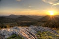 Blue Ridge Sunset Royalty Free Stock Photo